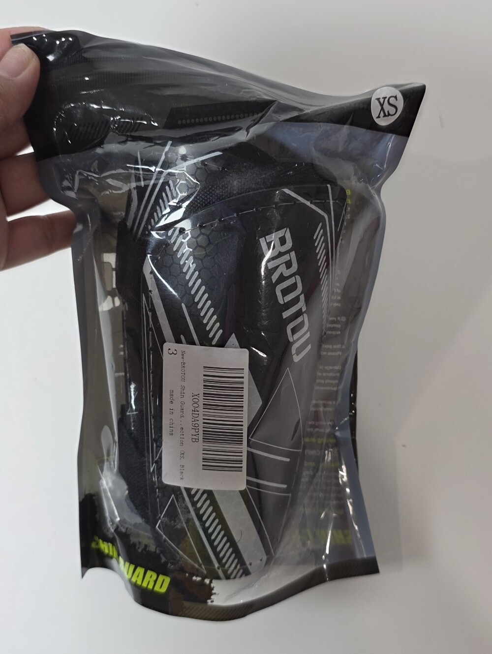 BROTOU Shin Guards Soccer Kids XS Youth Soccer Shin Guards New Sealed